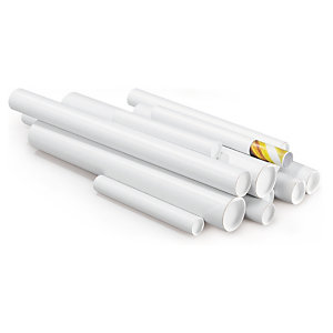 Tubo para envío blanco 50 x 500 mm (diámetro x largo)
