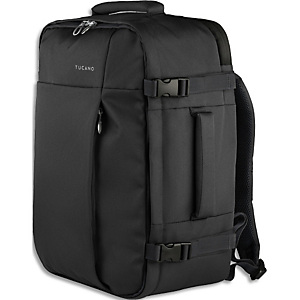 TUCANO Sac à dos noir intérieur couleur de voyage cabine. 1 Compartiment laptop 15,6'', 1 compa BKTUG3-ML TUCANO Sac à dos noir intérieur couleur de voyage cabine. 1 Compartiment laptop 15,6'', 1 compa BKTUG3-ML
