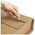 Étui postal carton brun fermeture adhésive sécurisée 32,5x25 cm RAJA - 2