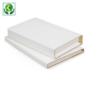 Étui postal pour livres avec fermeture adhésive blanc Raja Étui postal pour livres avec fermeture adhésive blanc Raja