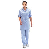 Tunique femme bleu ciel à manches réglables, taille 40/42 Tunique femme bleu ciel à manches réglables, taille 40/42