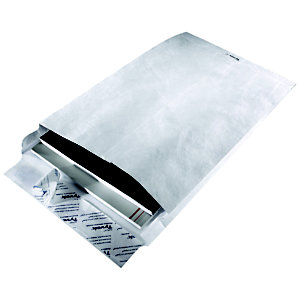 Tyvek® Enveloppe blanche  406 x 305 mm fermeture auto-adhésive - Lot de 50