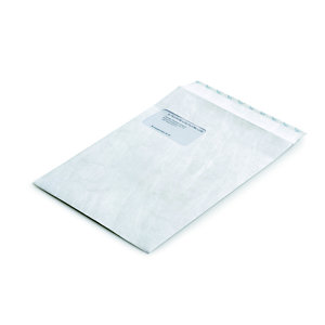 Tyvek® Enveloppe pour catalogue papier Tyvek  format C4 324 mm x 229 mm fermeture autocollante blanc