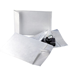 Tyvek® Enveloppe plastique matelassée à bulles d'air 176 x 250 mm - Lot de 50