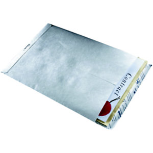 Tyvek® Enveloppe en polyéthylène 162 x 229 mm sans fenêtre - autocollante bande protectrice - Lot de