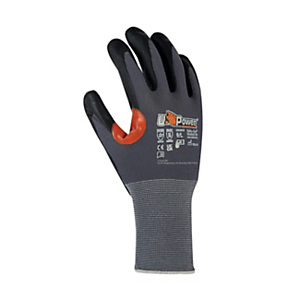 U-POWER Guanto da lavoro in nitrile Kumba, Protezione meccanica e termica, Taglia 10, Arancione/Grigio (1 paio) U-POWER Guanto da lavoro in nitrile Kumba, Protezione meccanica e termica, Taglia 10, Arancione/Grigio (1 paio)