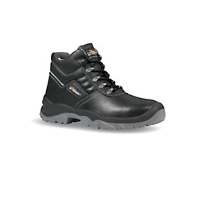 U-POWER Scarpa da lavoro antifortunistica alta REPTILE RS S3 SRC, Taglia 47*, Nero (paio)