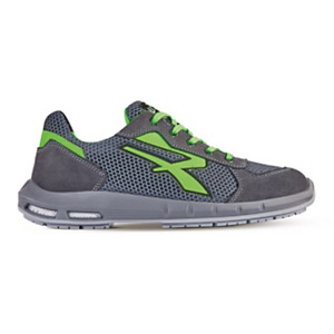 U-POWER Scarpa da lavoro antinfortunistica bassa GEMINI PLUS S1P SRC ESD, Taglia 38, Grigio/Verde (paio) U-POWER Scarpa da lavoro antinfortunistica bassa GEMINI PLUS S1P SRC ESD, Taglia 38, Grigio/Verde (paio)