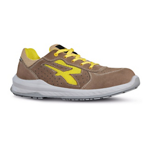 U-POWER Scarpa da lavoro antinfortunistica bassa REFLEX S1P SRC ESD, Taglia 38, Beige/Giallo (paio) U-POWER Scarpa da lavoro antinfortunistica bassa REFLEX S1P SRC ESD, Taglia 38, Beige/Giallo (paio)