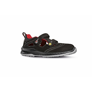 U-POWER Scarpa da lavoro antinfortunistica bassa SCANDY S1P SRC ESD, Taglia 38, Nero/Rosso (paio) U-POWER Scarpa da lavoro antinfortunistica bassa SCANDY S1P SRC ESD, Taglia 38, Nero/Rosso (paio)