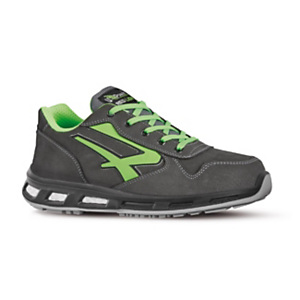 U-POWER Scarpa da lavoro antinfortunistica bassa YODA S3 SRC CI ESD, Taglia 45, Grigio Scuro/Verde (paio) U-POWER Scarpa da lavoro antinfortunistica bassa YODA S3 SRC CI ESD, Taglia 45, Grigio Scuro/Verde (paio)