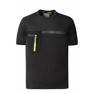 U-POWER T-shirt Christal, Taglia M, Black Carbon