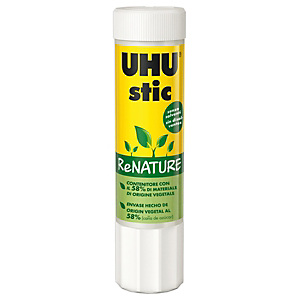 Uhu Stic ReNATURE Bâton de colle transparente 8,2g Uhu Stic ReNATURE Bâton de colle transparente 8,2g