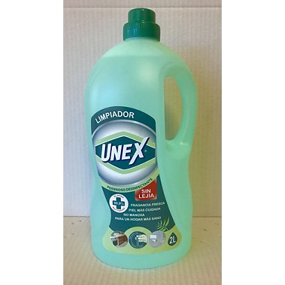 UNEX Limpiahogar Desinfectante, 2 L, Producto Registrado Sanidad