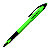 Uni-Ball Air Micro Bolígrafo roller, punta fina, cuerpo verde lima, tinta azul - 1