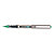 Uni-Ball Eye Fine UB-157 Bolígrafo de punta de bola, punta fina, cuerpo plateado de polipropileno, tinta verde claro - 2