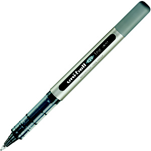 Uni-Ball Eye Fine UB-157 Penna a sfera Stick a inchiostro liquido, Punta fine 0,7 mm, Fusto grigio, Inchiostro nero Uni-Ball Eye Fine UB-157 Penna a sfera Stick a inchiostro liquido, Punta fine 0,7 mm, Fusto grigio, Inchiostro nero