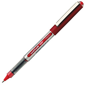 Uni-Ball Eye Micro UB-150 Penna roller, Punta 0,5 mm, Inchiostro rosso Uni-Ball Eye Micro UB-150 Penna roller, Punta 0,5 mm, Inchiostro rosso