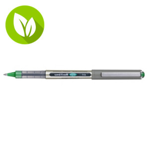 Uni-Ball Eye UB-157E Bolígrafo de punta de bola, punta fina, cuerpo de polipropileno, plástico reciclado, tinta líquida, trazo de 0,5 mm, tinta verde Uni-Ball Eye UB-157E Bolígrafo de punta de bola, punta fina, cuerpo de polipropileno, plástico reciclado, tinta líquida, trazo de 0,5 mm, tinta verde