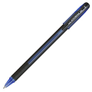 Uni-Ball Jetstream™ 101 Bolígrafo de punta de bola, punta de 1 mm, cuerpo de plástico negro, tinta azul
