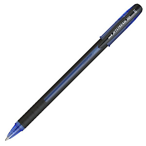 Uni-Ball Jetstream™ 101 Bolígrafo de punta de bola, punta de 1 mm, cuerpo de plástico negro, tinta azul Uni-Ball Jetstream™ 101 Bolígrafo de punta de bola, punta de 1 mm, cuerpo de plástico negro, tinta azul