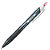 Uni-Ball Jetstream™ Sport SXN150 Bolígrafo retráctil de tinta de gel, punta mediana de 1 mm, cuerpo negro con grip, tinta roja - 1
