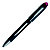 Uni-Ball Jetstream SX-210 Bolígrafo de tinta de gel, punta media de 1 mm, cuerpo negro con grip, tinta roja - 2