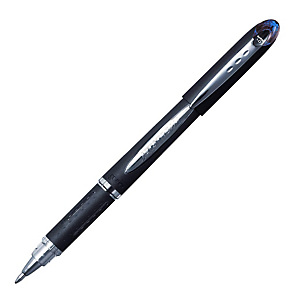 Uni-Ball Jetstream SX-210 Bolígrafo de tinta de gel, punta media de 1 mm, cuerpo negro con grip, tinta azul Uni-Ball Jetstream SX-210 Bolígrafo de tinta de gel, punta media de 1 mm, cuerpo negro con grip, tinta azul