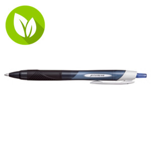 Uni-Ball Jetstream™ SXN-150E Bolígrafo retráctil de tinta de gel, punta mediana de 1 mm, cuerpo negro con grip, plástico reciclado, tinta azul Uni-Ball Jetstream™ SXN-150E Bolígrafo retráctil de tinta de gel, punta mediana de 1 mm, cuerpo negro con grip, plástico reciclado, tinta azul