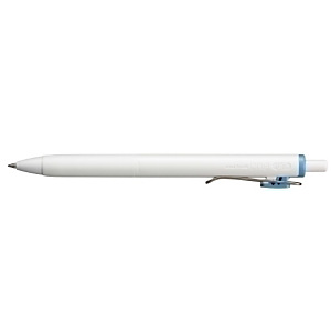 Uni-Ball One UMN-S 0,7 Bolígrafo retráctil de tinta de gel, punta mediana de 0,7 mm, cuerpo blanco con grip, tinta azul claro Uni-Ball One UMN-S 0,7 Bolígrafo retráctil de tinta de gel, punta mediana de 0,7 mm, cuerpo blanco con grip, tinta azul claro