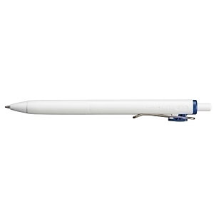 Uni-Ball One UMN-S 0,7 Bolígrafo retráctil de tinta de gel, punta mediana de 0,7 mm, cuerpo blanco con grip, tinta azul