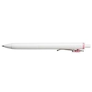 Uni-Ball One UMN-S 0,7 Bolígrafo retráctil de tinta de gel, punta mediana de 0,7 mm, cuerpo blanco con grip, tinta rosa baby Uni-Ball One UMN-S 0,7 Bolígrafo retráctil de tinta de gel, punta mediana de 0,7 mm, cuerpo blanco con grip, tinta rosa baby