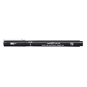 Uni-Ball Pin Manga Rotulador de calibrado, trazo de 0,03 mm, color negro