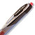Uni-Ball Signo 207 Bolígrafo retráctil de gel, punta mediana de 0,7 mm, cuerpo negro de policarbonato con grip, tinta roja - 3