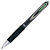 Uni-Ball Signo 207 Bolígrafo retráctil de gel, punta mediana de 0,7 mm, cuerpo negro de policarbonato con grip, tinta verde - 1