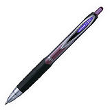 Uni-Ball Signo 207 Bolígrafo retráctil de gel, punta mediana de 0,7 mm, cuerpo negro de policarbonato con grip, tinta violeta Uni-Ball Signo 207 Bolígrafo retráctil de gel, punta mediana de 0,7 mm, cuerpo negro de policarbonato con grip, tinta violeta