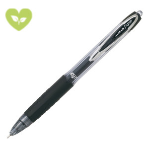 Uni-Ball Signo 207, Penna gel a scatto, Punta 0,7 mm, Fusto traslucido con grip, Inchiostro nero Uni-Ball Signo 207, Penna gel a scatto, Punta 0,7 mm, Fusto traslucido con grip, Inchiostro nero