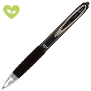 Uni-Ball Signo 207 Penna gel a scatto, Punta media da 0,7 mm, Fusto in policarbonato nero con grip, Inchiostro nero Uni-Ball Signo 207 Penna gel a scatto, Punta media da 0,7 mm, Fusto in policarbonato nero con grip, Inchiostro nero