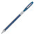 Uni-Ball Signo Sparkling Bolígrafo de gel, punta ancha de 1 mm, cuerpo transparente, tinta azul purpurina - 1