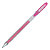 Uni-Ball Signo Sparkling Bolígrafo de gel, punta ancha de 1 mm, cuerpo transparente, tinta rosa purpurina - 1
