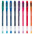 Uni-Ball Signo UM120 Basic Bolígrafo de gel, punta mediana de 0,7 mm, cuerpo translúcido, colores básicos sutidos - 2