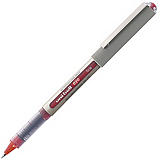 Uni-Ball Stylo roller, Eye UB-157, pointe fine, corps en polypropylène argenté, encre rouge Uni-Ball Stylo roller, Eye UB-157, pointe fine, corps en polypropylène argenté, encre rouge