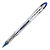 Uni-Ball Vision Elite 08 UB-200 Bolígrafo de punta de bola, punta mediana, cuerpo de plástico plateado, tinta azul - 1