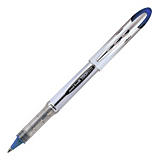 Uni-Ball Vision Elite UB-200 Bolígrafo de punta de bola, punta mediana, cuerpo de plástico plateado, tinta azul Uni-Ball Vision Elite UB-200 Bolígrafo de punta de bola, punta mediana, cuerpo de plástico plateado, tinta azul