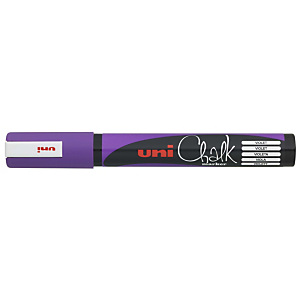 Uni Chalk Marcatore a gesso, Punta tonda 1,8 - 2,5 mm, Viola Uni Chalk Marcatore a gesso, Punta tonda 1,8 - 2,5 mm, Viola