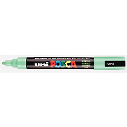 UNI Posca PC-5M - Marqueur peinture Pointe conique 2,5 mm - Vert clair (lot de 2)