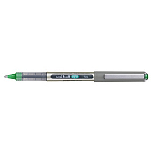 Uni Roller à encre liquide Eye Fine UB-157 bille moyenne de 0,7 mm - corps gris encre verte Uni Roller à encre liquide Eye Fine UB-157 bille moyenne de 0,7 mm - corps gris encre verte