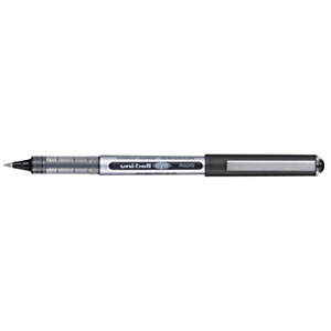 Uni Stylo roller Eye UB 150 pointe fine - corps en polypropylène argenté, encre noire Uni Stylo roller Eye UB 150 pointe fine - corps en polypropylène argenté, encre noire