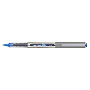 Uni Stylo roller Eye UB-157 bille moyenne - corps en polypropylène argenté encre bleue Uni Stylo roller Eye UB-157 bille moyenne - corps en polypropylène argenté encre bleue