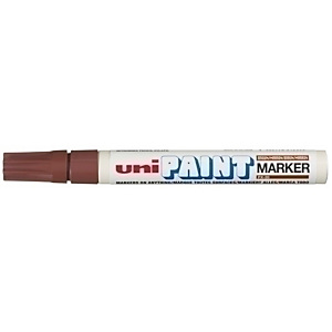Uni UNI PAINT PX-20 Marcador permanente de pintura, punta ojival, 2,2 mm, Marrón